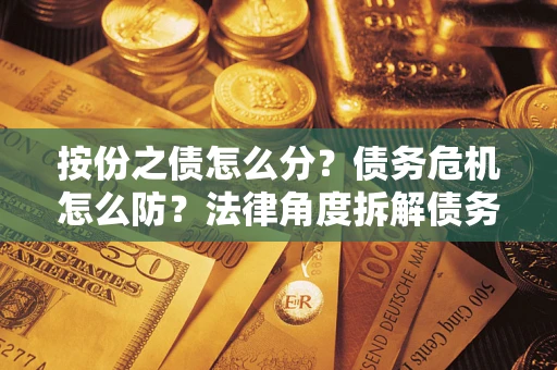 武汉按份之债怎么分？债务危机怎么防？法律角度拆解债务分配与风险自保指南