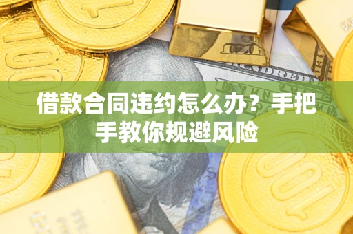 武汉借款合同违约怎么办？手把手教你规避风险