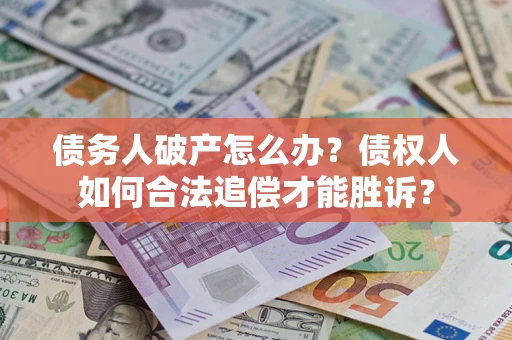 武汉债务人破产怎么办？债权人如何合法追偿才能胜诉？