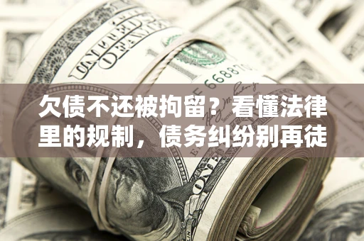 武汉欠债不还被拘留？看懂法律里的规制，债务纠纷别再徒劳奔波