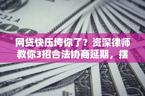 武汉网贷快压垮你了？资深律师教你3招合法协商延期，摆脱暴力催收！