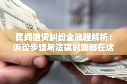 武汉民间借贷纠纷全流程解析：诉讼步骤与法律时效都在这儿了