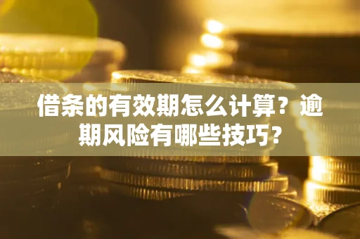 武汉借条的有效期怎么计算？逾期风险有哪些技巧？