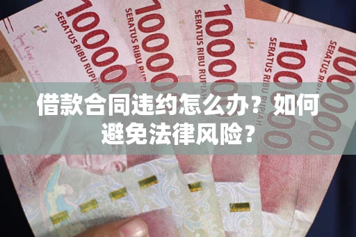 武汉借款合同违约怎么办？如何避免法律风险？